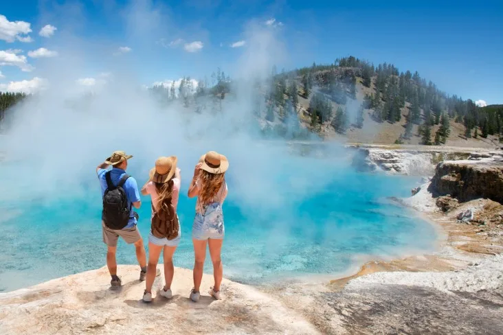 3-Yellowstone-April best places to visit in April in the us
