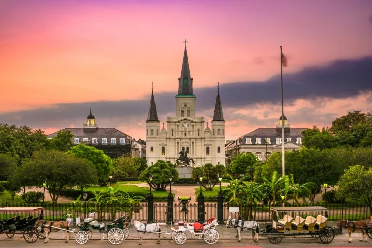 7-French-Quarter-April best places to visit in April in the us